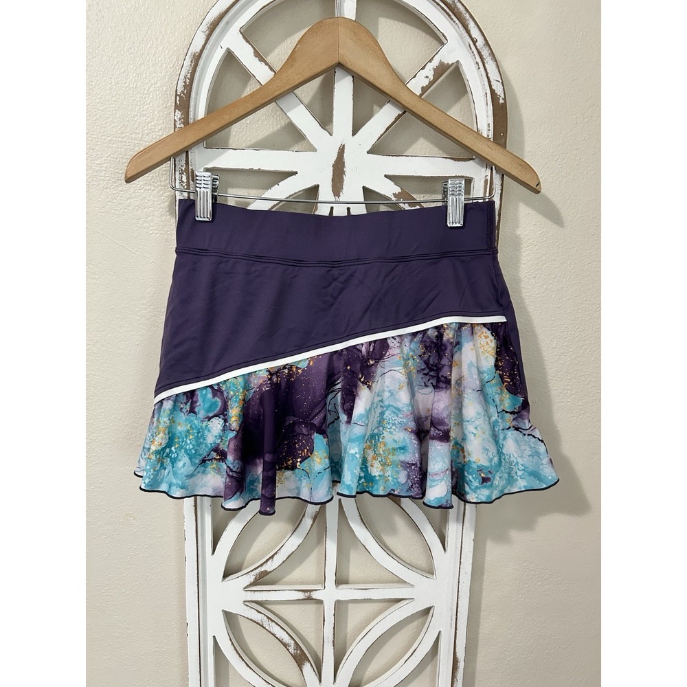 Sofibella Skirt Womens SMALL Skort Casual Active Golf Tennis Shorts Fairy Print